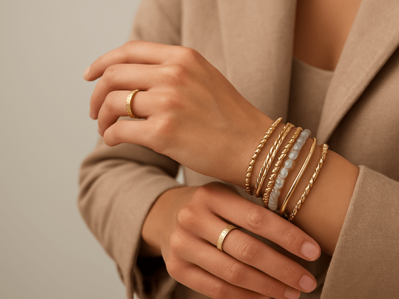 How to Stack Bracelets Like a Fashion Editor